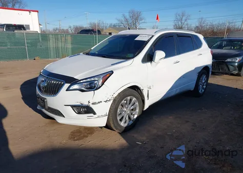 2018 Buick Envision Essence z USA, uszkodzony, nr VIN LRBFX2SA9JD116247
